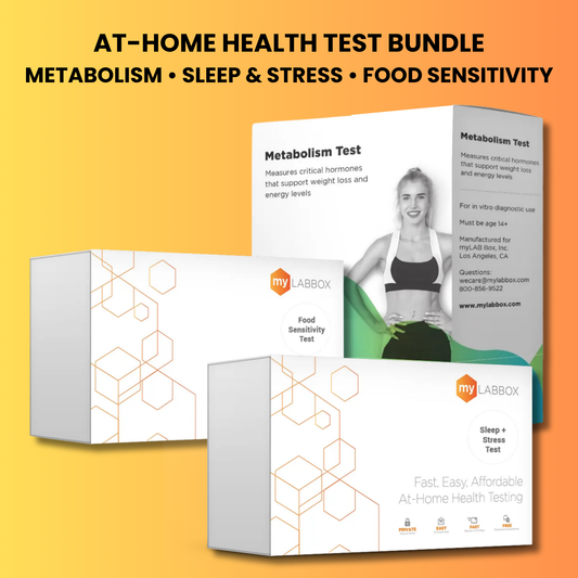 BUNDLE: Food Sensitivity + Metabolism + Sleep & Stress | At-Home Lab Test Kits