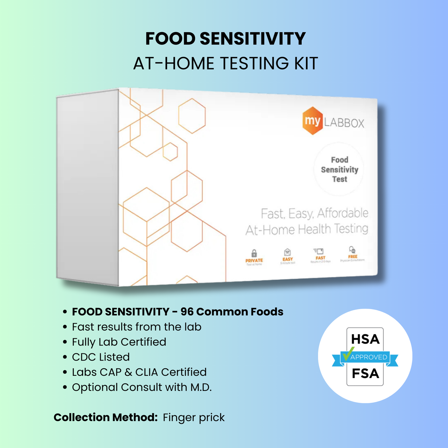 BUNDLE: Food Sensitivity + Metabolism At-Home Lab Test Kits