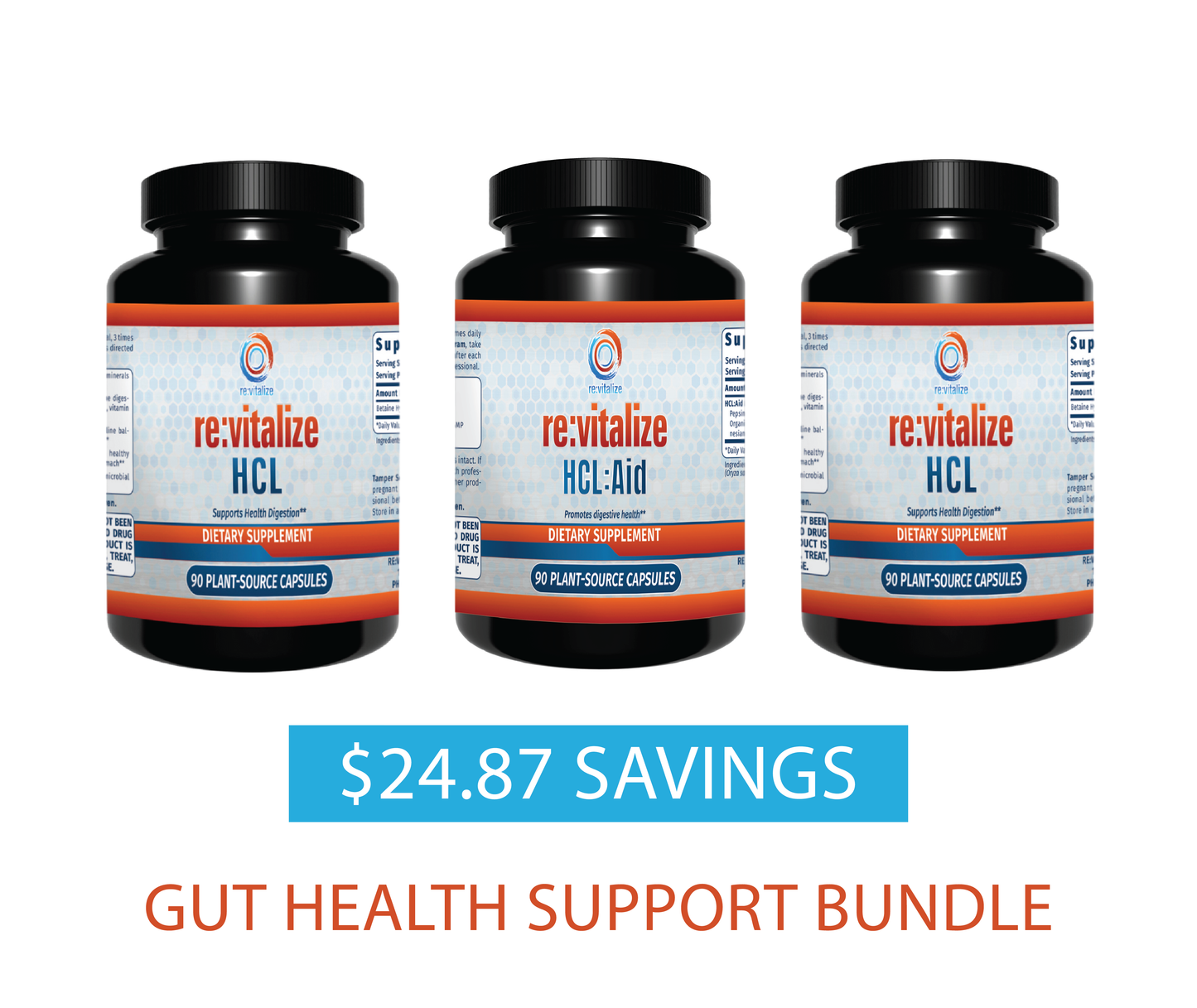 Bundle: HCL Gut Health Support